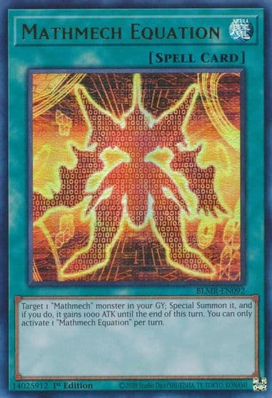 Mathmech Equation Battles of Legend: Monstrous Revenge Yu-Gi-Oh! card