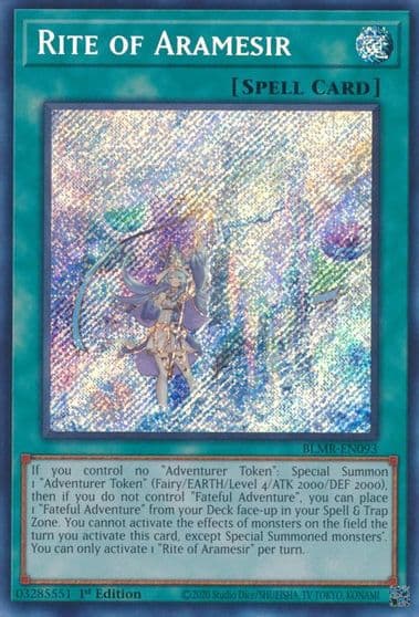 Rite of Aramesir Battles of Legend: Monstrous Revenge Yu-Gi-Oh! card