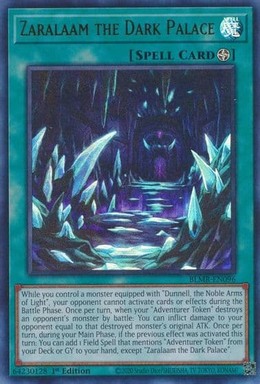 Zaralaam the Dark Palace Battles of Legend: Monstrous Revenge Yu-Gi-Oh! card