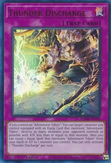 Thunder Discharge Battles of Legend: Monstrous Revenge Yu-Gi-Oh! card