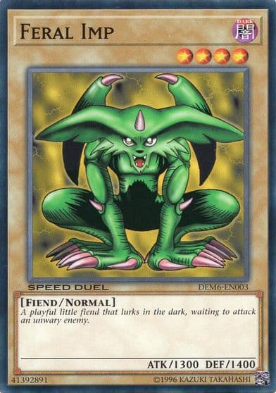 Feral Imp Speed Duel Demo Deck 2020 Yu-Gi-Oh! card