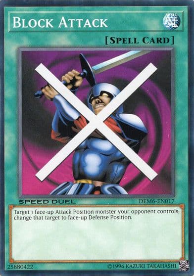 Block Attack Speed Duel Demo Deck 2020 Yu-Gi-Oh! card