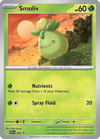 Smoliv - 023 SV: Scarlet & Violet Promo Cards Pokemon card
