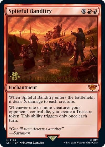 Spiteful Banditry Prerelease Cards Magic card