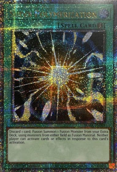 Super Polymerization Quarter Century Secret Rare Battles of Legend: Monstrous Revenge Yu-Gi-Oh! card