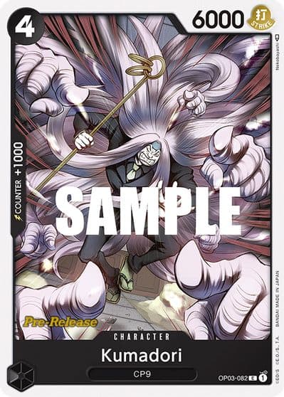 Kumadori Pillars of Strength Pre-Release Cards One Piece card