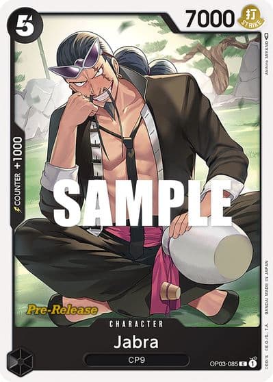 Jabra Pillars of Strength Pre-Release Cards One Piece card