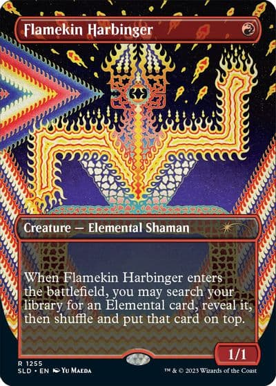 Flamekin Harbinger Secret Lair Drop Series Magic card