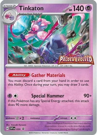 Tinkaton - 020 (Prerelease) SV: Scarlet & Violet Promo Cards Pokemon card