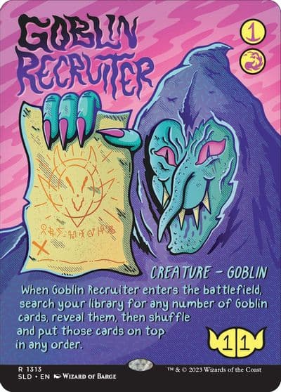 Goblin Recruiter Secret Lair Drop Series Magic card