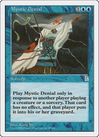 Mystic Denial Portal Three Kingdoms Magic card