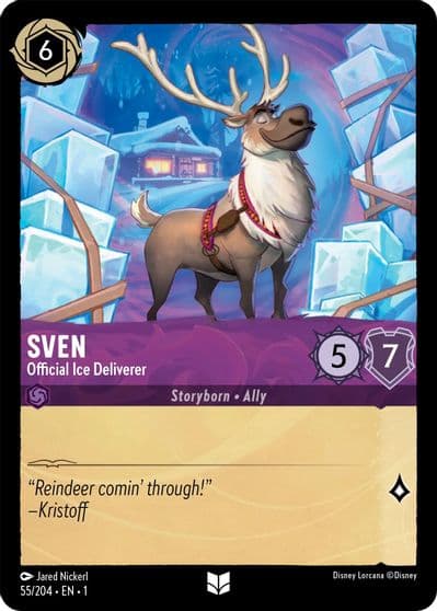 Sven Official Ice Deliverer The First Chapter Lorcana card