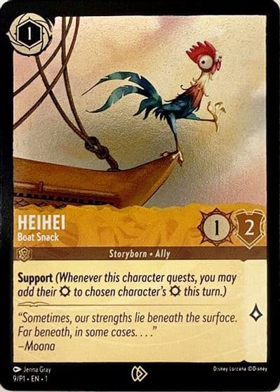Heihei Boat Snack Disney Lorcana Promo Cards Lorcana card