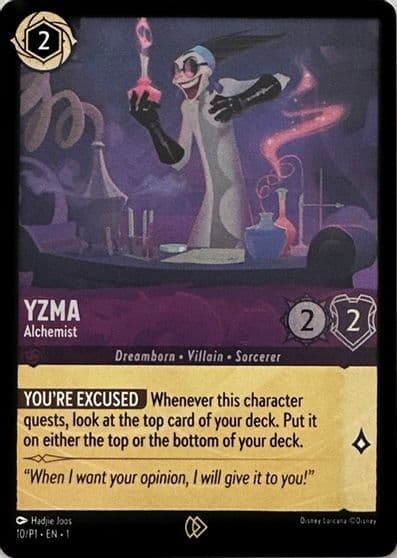 Yzma Alchemist Disney Lorcana Promo Cards Lorcana card