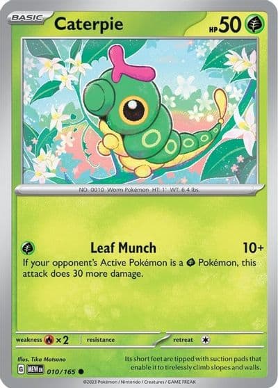 Caterpie SV: Scarlet & Violet 151 Pokemon card