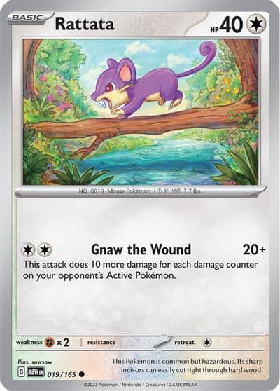 Rattata SV: Scarlet & Violet 151 Pokemon card