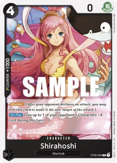 Shirahoshi Starter Deck 8: Monkey.D.Luffy One Piece card