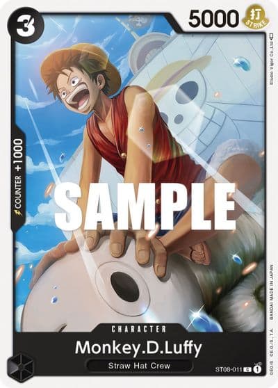 MonkeyDLuffy 011 Starter Deck 8: Monkey.D.Luffy One Piece card