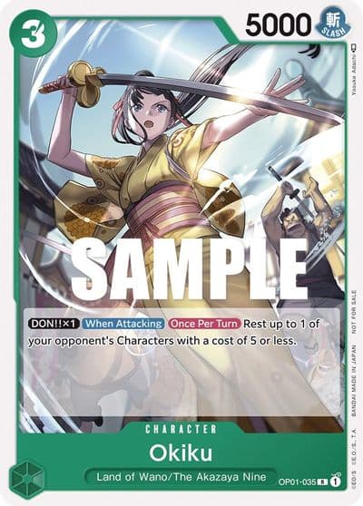 Okiku Tournament Pack Vol 4 One Piece Promotion Cards One Piece card