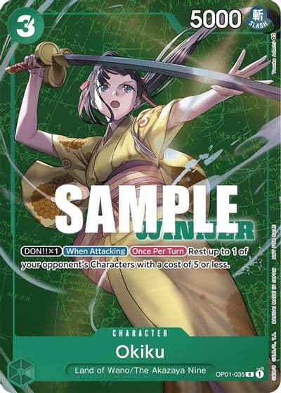 Okiku Winner Pack Vol 4 One Piece Promotion Cards One Piece card