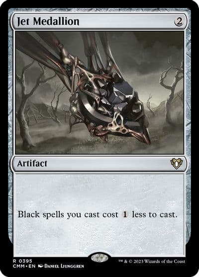 Jet Medallion Commander Masters Magic card