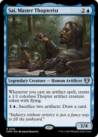 Sai Master Thopterist Commander Masters Magic card