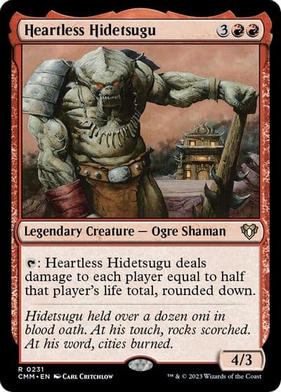 Heartless Hidetsugu Commander Masters Magic card