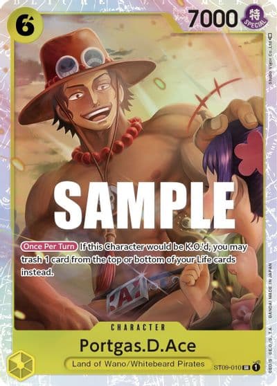 PortgasDAce Starter Deck 9: Yamato One Piece card