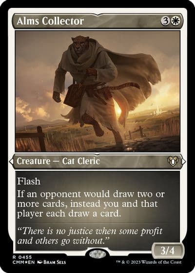 Alms Collector Foil Etched Commander Masters Magic card