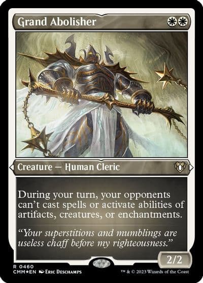 Grand Abolisher Foil Etched Commander Masters Magic card