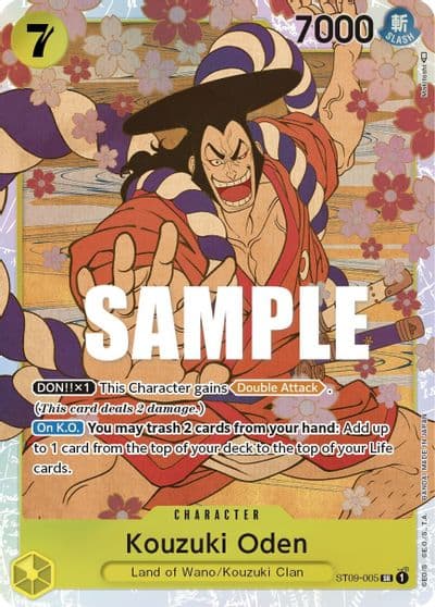 Kouzuki Oden Starter Deck 9: Yamato One Piece card