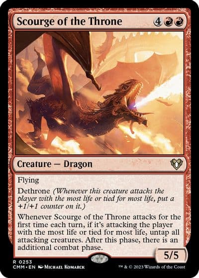 Scourge of the Throne Commander Masters Magic card