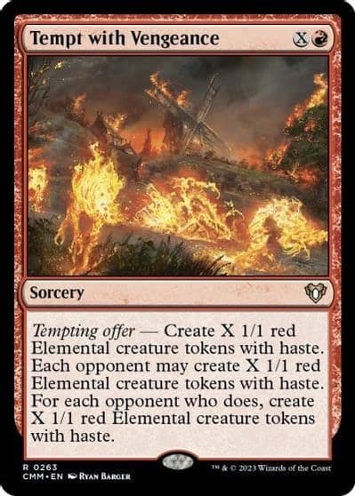Tempt with Vengeance Commander Masters Magic card