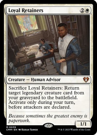 Loyal Retainers Commander Masters Magic card