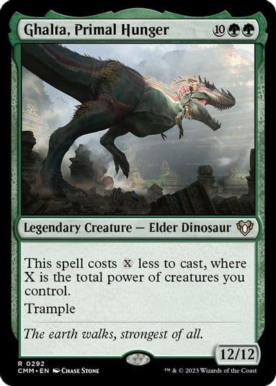 Ghalta Primal Hunger Commander Masters Magic card