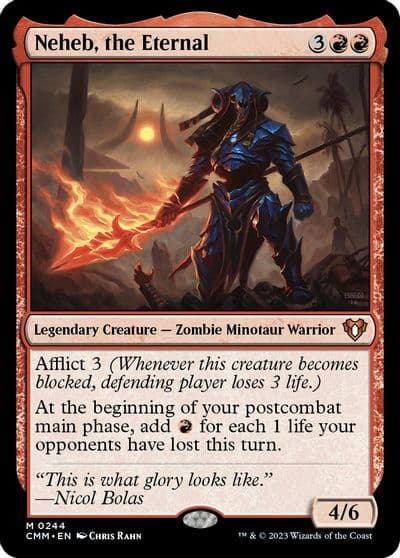 Neheb the Eternal Commander Masters Magic card