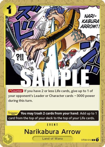 Narikabura Arrow Starter Deck 9: Yamato One Piece card