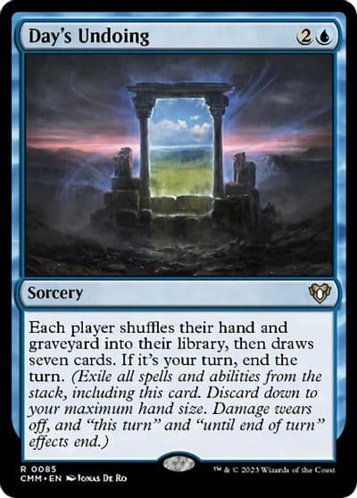 Days Undoing Commander Masters Magic card