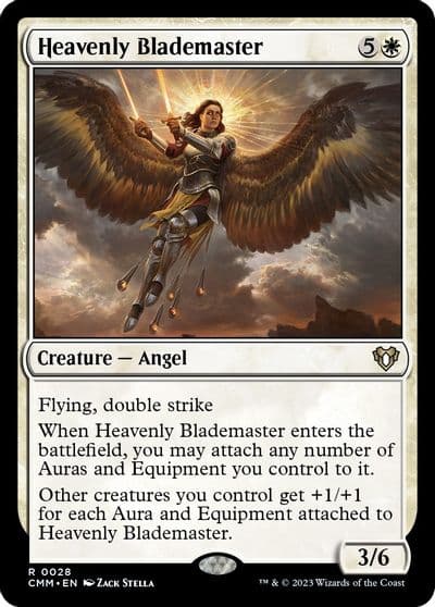 Heavenly Blademaster Commander Masters Magic card