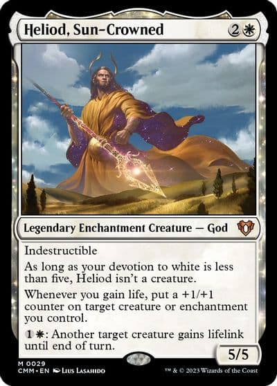Heliod Sun Crowned Commander Masters Magic card