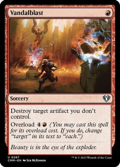 Vandalblast Commander Masters Magic card