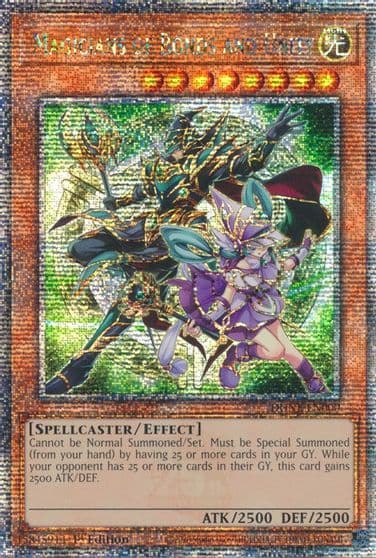 Magicians of Bonds and Unity Quarter Century Secret Rare Duelist Nexus Yu-Gi-Oh! card