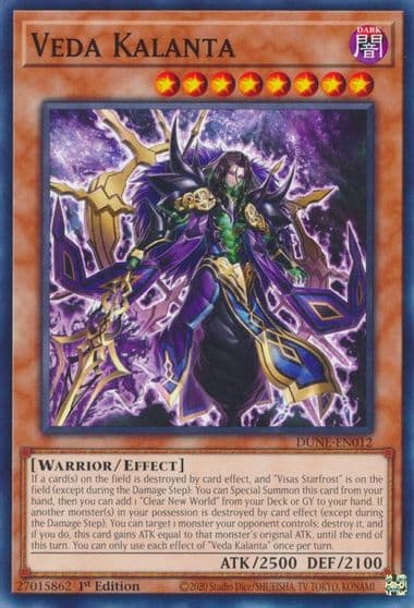 Veda Kalanta Duelist Nexus Yu-Gi-Oh! card