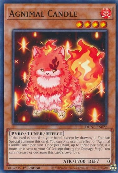 Agnimal Candle Duelist Nexus Yu-Gi-Oh! card