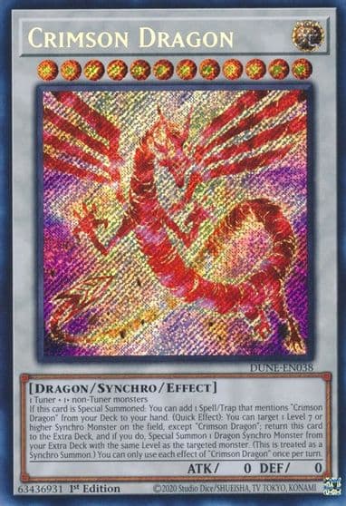 Crimson Dragon Duelist Nexus Yu-Gi-Oh! card