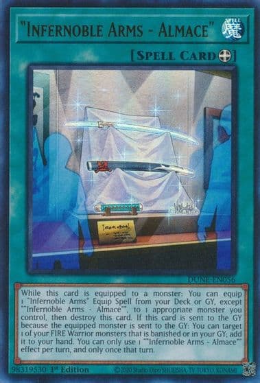 Infernoble Arms Almace Duelist Nexus Yu-Gi-Oh! card
