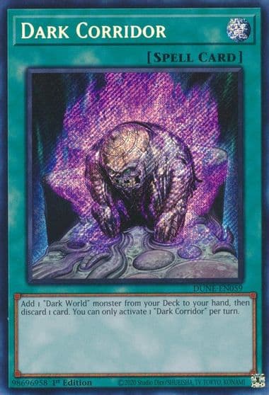 Dark Corridor Duelist Nexus Yu-Gi-Oh! card