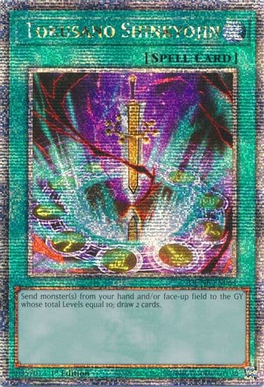 Tokusano Shinkyojin Quarter Century Secret Rare Duelist Nexus Yu-Gi-Oh! card
