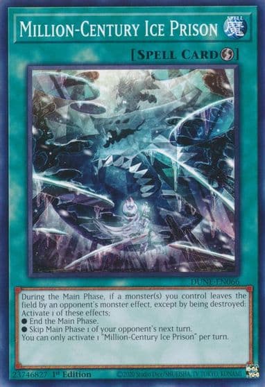 Million Century Ice Prison Duelist Nexus Yu-Gi-Oh! card