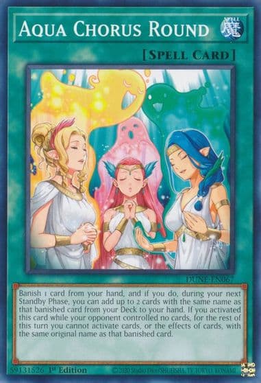 Aqua Chorus Round Duelist Nexus Yu-Gi-Oh! card
